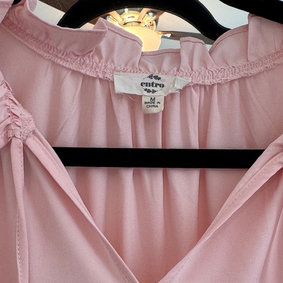 Entro Pink Ruffled Dress - Picture 2 of 4